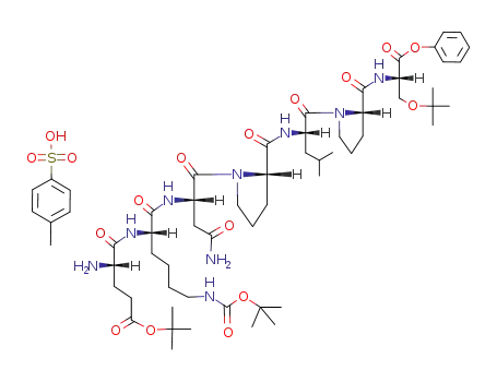 H-L-Glu(OtBu)-L-Lys(Boc)-L-Asn-L-Pro-L-Leu-L-Pro-L-Ser(tBu)-OPh*TosOH