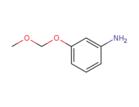 Molecular Structure of 96649-05-7 (3-MethoxyMethoxy-phenylaMine)