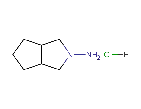 Molecular Structure of 58108-05-7 (3-Amino-3-azabicyclo[3.3.0]octane hydrochloride)