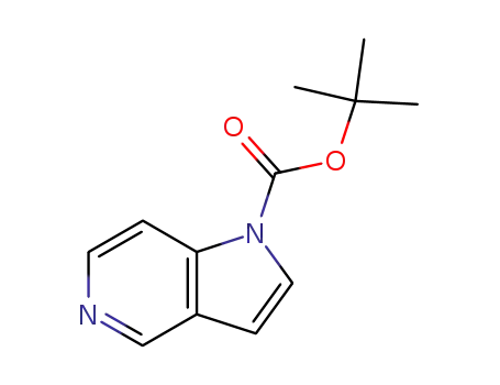 Molecular Structure of 148760-75-2 (1-Boc-1H-pyrrolo[3,2-c]pyridine)
