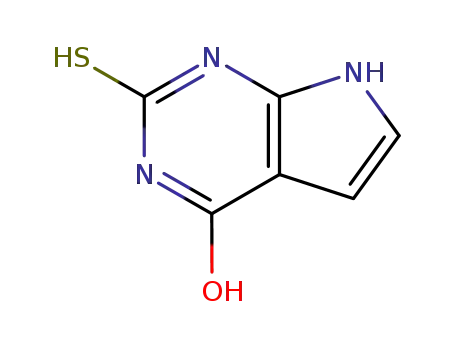 Molecular Structure of 67831-84-9 (3-sulfanylidene-2,4,9-triazabicyclo[4.3.0]nona-7,10-dien-5-one)