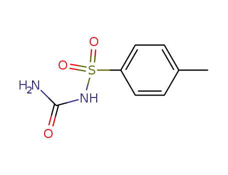 Molecular Structure of 1694-06-0 (4-Methylphenylsulfonylurea)