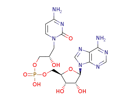 1-<(2'S)-2',3'-dihydroxypropyl>cytosine-3'-O-phosphorylyl-(3',5')-adenosine