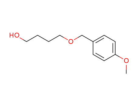 Molecular Structure of 119649-45-5 (1-Butanol, 4-[(4-methoxyphenyl)methoxy]-)