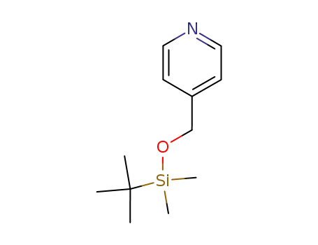Molecular Structure of 117423-41-3 (4-(TERT-BUTYLDIMETHYLSILYLOXYMETHYL)PYRIDINE)
