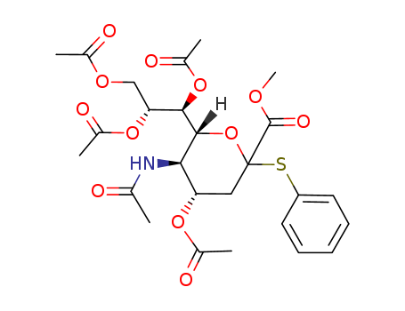 Methyl 5-AcetaMido-4,7,8,9-tetra-O-acetyl-3,5-dideoxy-2-S-phenyl-2-thio-D-glycero-D-galacto-2-nonulopyranosylonate