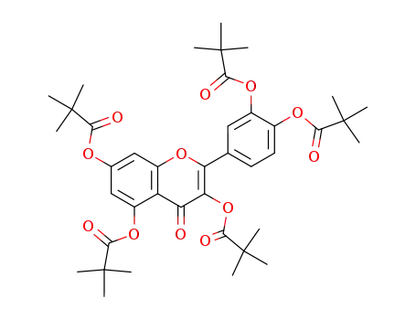 2-(3,4-bis(pivaloyloxy)phenyl)-4-oxo-4H-chromene-3,5,7-triyl tris(2,2-dimethylpropanoate)
