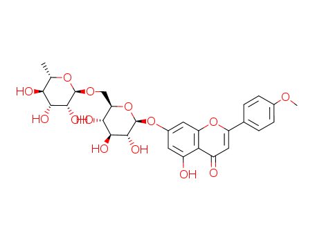 480-36-4,Linarin,Linarin(6CI,7CI,8CI);Acacetin 7-O-rutinoside;Acacetin-7-O-b-D-rutinoside;Acaciin;Buddleoflavonoloside;Buddleoside;Linarigenin glycoside;