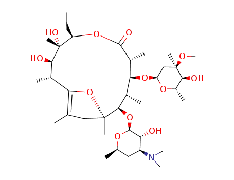 Molecular Structure of 33396-29-1 (Erythromycin A Enol Ether)