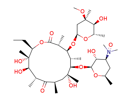 Molecular Structure of 992-65-4 (Erythromycin, N-oxide)