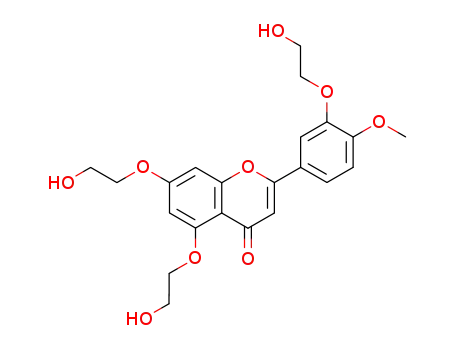 5,7-Bis-(2-hydroxy-ethoxy)-2-[3-(2-hydroxy-ethoxy)-4-methoxy-phenyl]-chromen-4-one