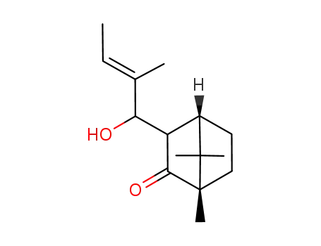 (1S,4S)-3-((E)-1-Hydroxy-2-methyl-but-2-enyl)-1,7,7-trimethyl-bicyclo[2.2.1]heptan-2-one