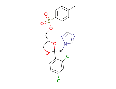 Toluene-4-sulfonic acid (2R,4R)-2-(2,4-dichloro-phenyl)-2-[1,2,4]triazol-1-ylmethyl-[1,3]dioxolan-4-ylmethyl ester