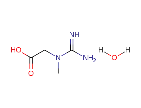 Molecular Structure of 6020-87-7 (Creatine monohydrate)
