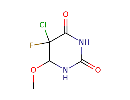 5-chloro-5-fluoro-6-methoxy-5,6-dihydrouracil