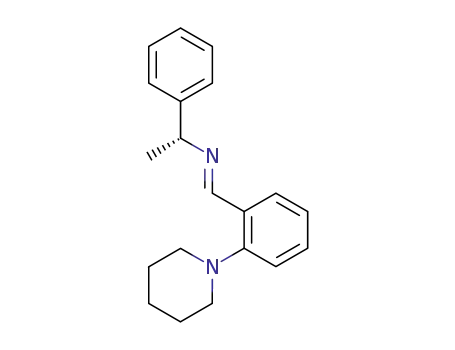 <2-(1-piperidinyl)phenyl>-N-<(R')-1-phenethyl>-aldimine