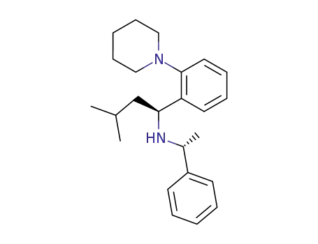 N-<(S)-3-methyl-1-<2-(1-piperidinyl)phenyl>butyl>-N-<(R')-1-phenethyl>-amine