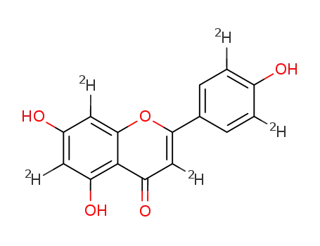 5,7-dihydroxy-2-(4-hydroxyphenyl-3,5-D2)-4H-1-benzopyran-4-one-3,6,8-D3