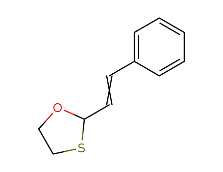 Molecular Structure of 80563-94-6 (1,3-Oxathiolane, 2-(2-phenylethenyl)-)