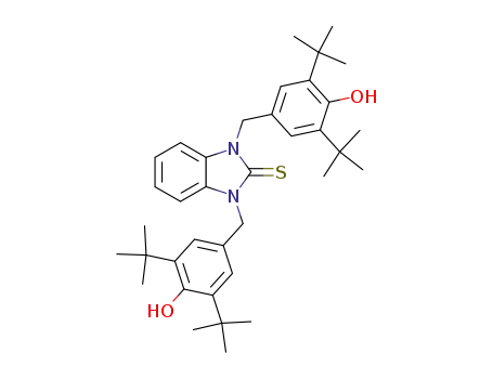 1,3-bis(3,5-di(tert-butyl)-4-hydroxybenzyl)-1,3-dihydrobenzimidazole-2-thione