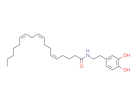 (5Z,9Z,12Z)-Octadeca-5,9,12-trienoic acid [2-(3,4-dihydroxy-phenyl)-ethyl]-amide