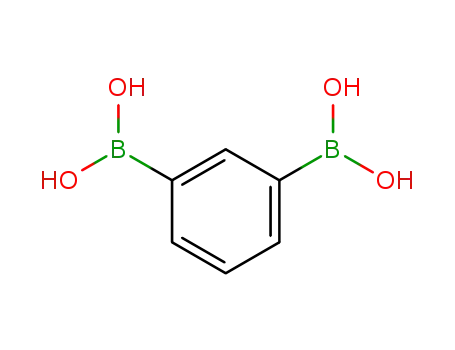 Molecular Structure of 4612-28-6 (1,3-Benzenediboronic acid)