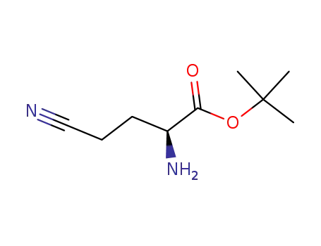 tert-butyl 2-amino-4-cyanobutanoate