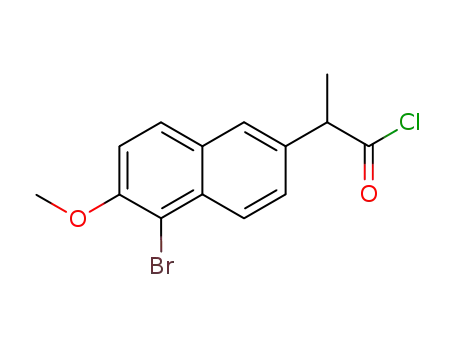 2-(5-bromo-6-methoxy-naphthalen-2-yl)-propionyl chloride