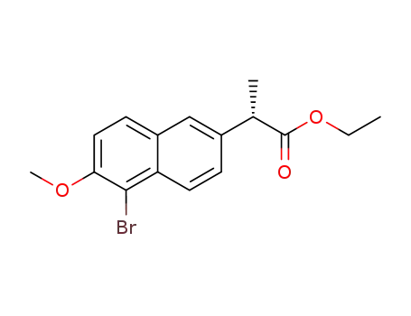 (S)-2-(5-Bromo-6-methoxy-naphthalen-2-yl)-propionic acid ethyl ester