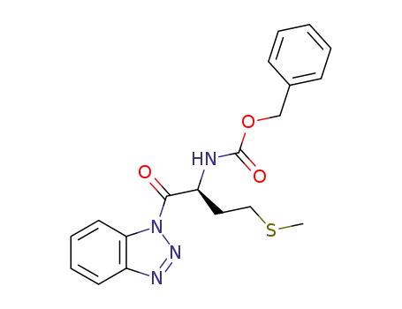 benzyl N-[(1S)-1-(1H-1,2,3-benzotriazol-1-ylcarbonyl)-3-(methylsulfanyl)propyl]carbamate