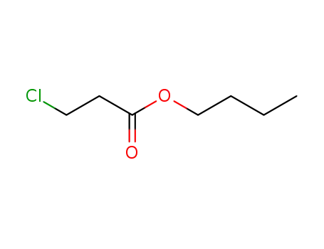 Molecular Structure of 27387-79-7 (BUTYL 3-CHLOROPROPANOATE)