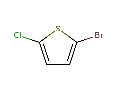 Molecular Structure of 2873-18-9 (2-Bromo-5-chlorothiophene)
