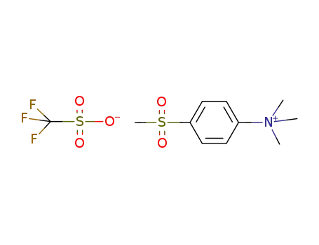 (4-methanesulfonyl-phenyl)-N,N,N-trimethyl-ammonium trifluoromethanesulfonate