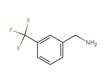 Molecular Structure of 2740-83-2 (3-(Trifluoromethyl)benzylamine)