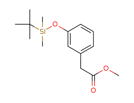 methyl 3-[[(1,1-dimethylethyl)dimethylsilyl]oxy]benzeneacetate