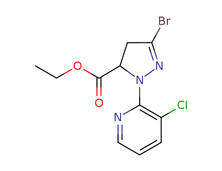 500011-91-6,5-BROMO-2-(3-CHLORO-PYRIDIN-2-YL)-3,4-DIHYDRO-2H-PYRAZOLE-3-CARBOXYLIC ACID ETHYL ESTER,