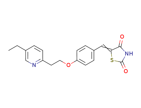 5-{4-[2-(5-Ethyl-2-pyridinyl)ethoxyl]benzyldene}-2,4-thiazolidinedione(144809-28-9)