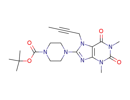 4-[7-(2-Butynyl)-1,3-dimethyl-2,6-dioxo-2,3,6,7-tetrahydro-1H-purin-8-yl]piperazine-1-carboxylic acid tert-butyl ester