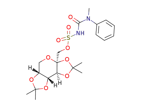 N-{[methyl(phenyl)amino]carbonyl}-2,3:4,5-bis-O-(1-methylethylidene)-β-D-fructopyranose sulfamate