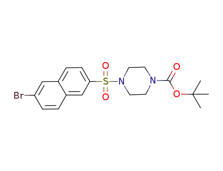 1-(tert-butoxycarbonyl)-4-(6-bromonaphthalene-2-sulfonyl)piperazine