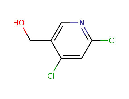 Molecular Structure of 73998-95-5 (4,6-DICHLORO-3-PYRIDINEMETHANOL)