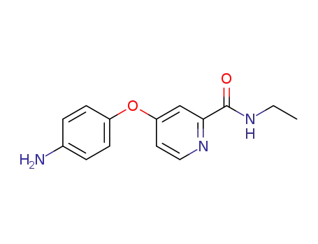 4-(2-(N-ethylcarbamoyl)-pyridin-4-yloxy)aniline