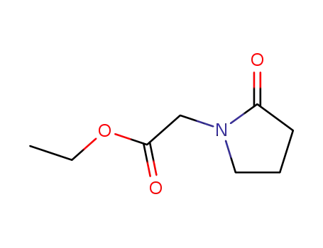 Molecular Structure of 61516-73-2 (ethyl 2-oxopyrrolidine-1-acetate)