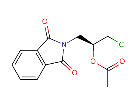 (S)-2-phthalimido-1-(chloromethyl)ethyl acetate