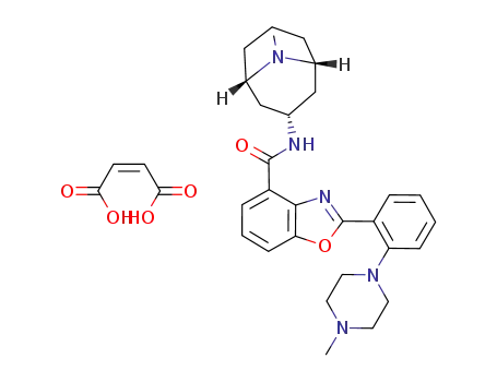endo-N-(9-methyl-9-azabicyclo[3.3.1]non-3-yl)-2-[2-(4-methylpiperazin-1-yl)phenyl]benzoxazole-4-carboxamide maleate