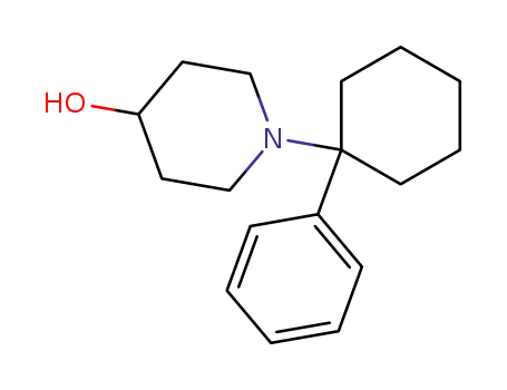 Molecular Structure of 60232-85-1 (1-(1-phenylcyclohexyl)-4-hydroxypiperidine)