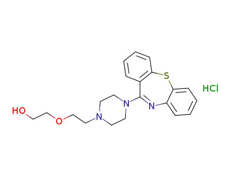 11-(4-[2-(2-hydroxyethoxy)ethyl]-1-piperazinyl)dibenzo[b,f]-1,4-thiazepine hydrochloride