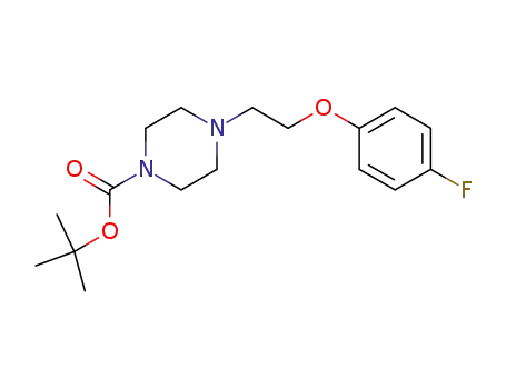 4-[2-(4-fluorophenoxy)ethyl]piperazine-1-carboxylic acid tert-butyl ester
