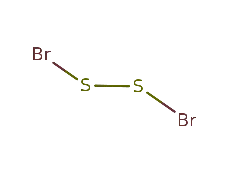 Molecular Structure of 13172-31-1 (disulphur dibromide)