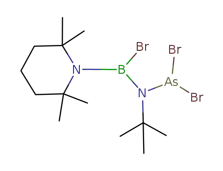 tert-butyl-((bromo(2,2,6,6-tetramethylpiperidino)boryl)amino)arsenic dibromide
